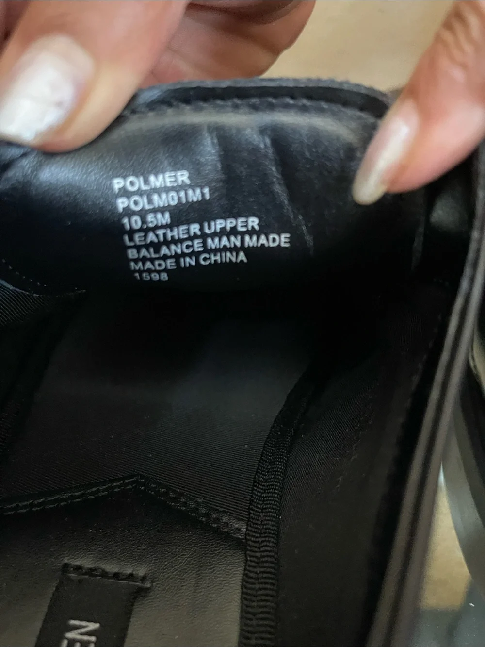 Steve Madden Black Leather Derby Shoes